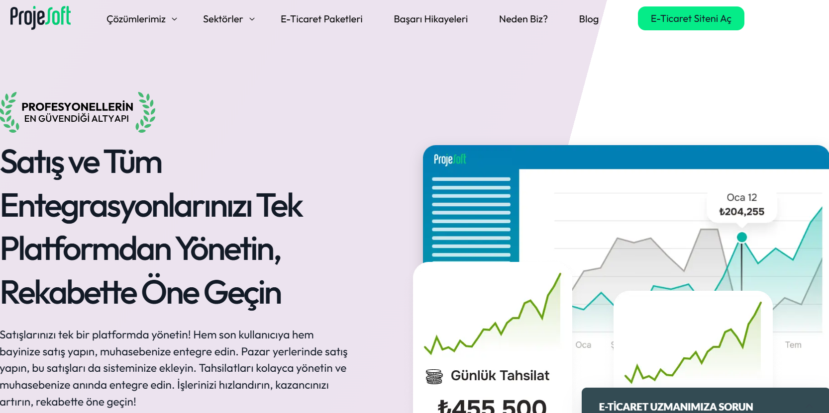 Elektronik ve Televizyon Satış Firması – Nebim Winner ERP Entegrasyonu